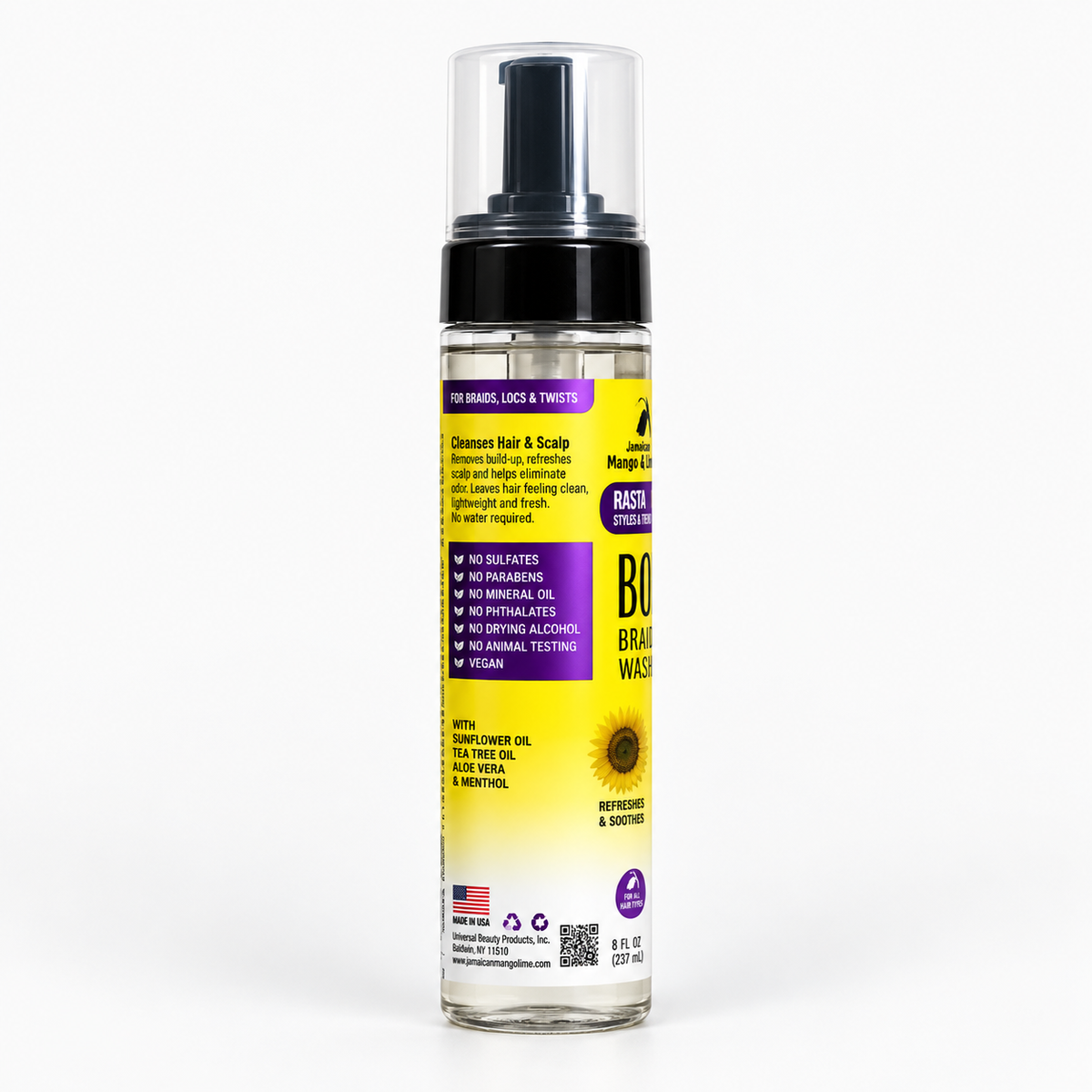 Jamaican Mango & Lime Boho Braid Wash 8 oz – Protective Style Cleanser