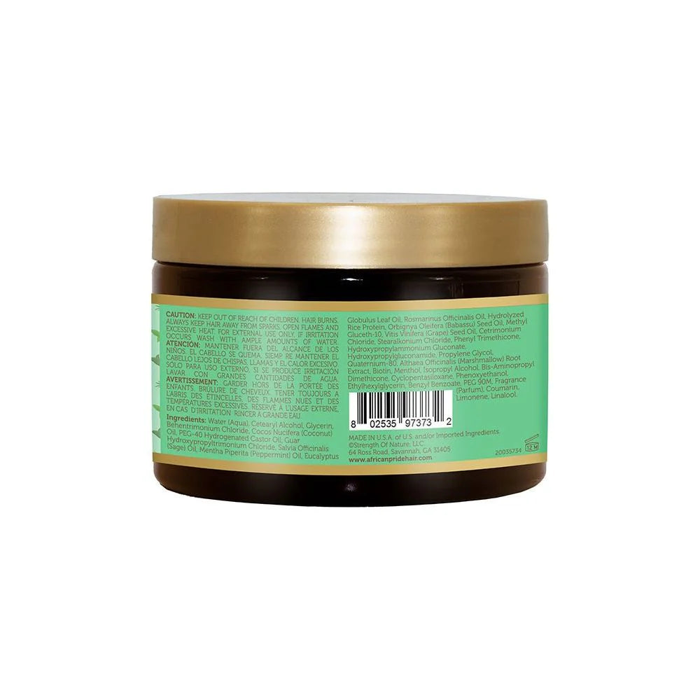 African Pride "Feel It: Formula Peppermint, Rosemary & Sage Strengthening Leave-In Conditioner