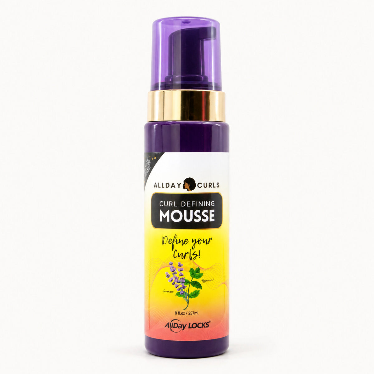 All Day Curls Curl Defining Mousse 8oz front product view