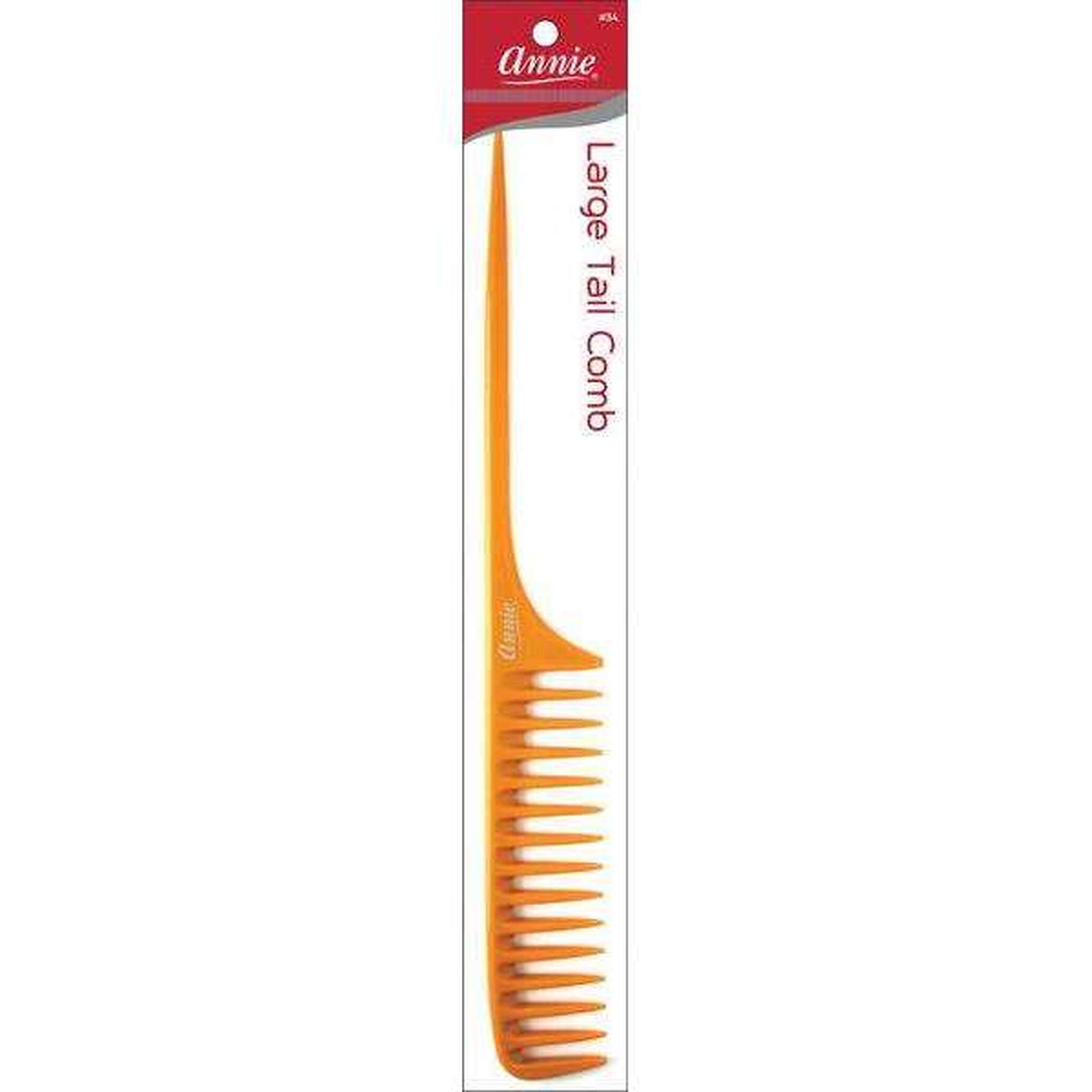 Orange comb in packaging with 'Annie' branding on a white background