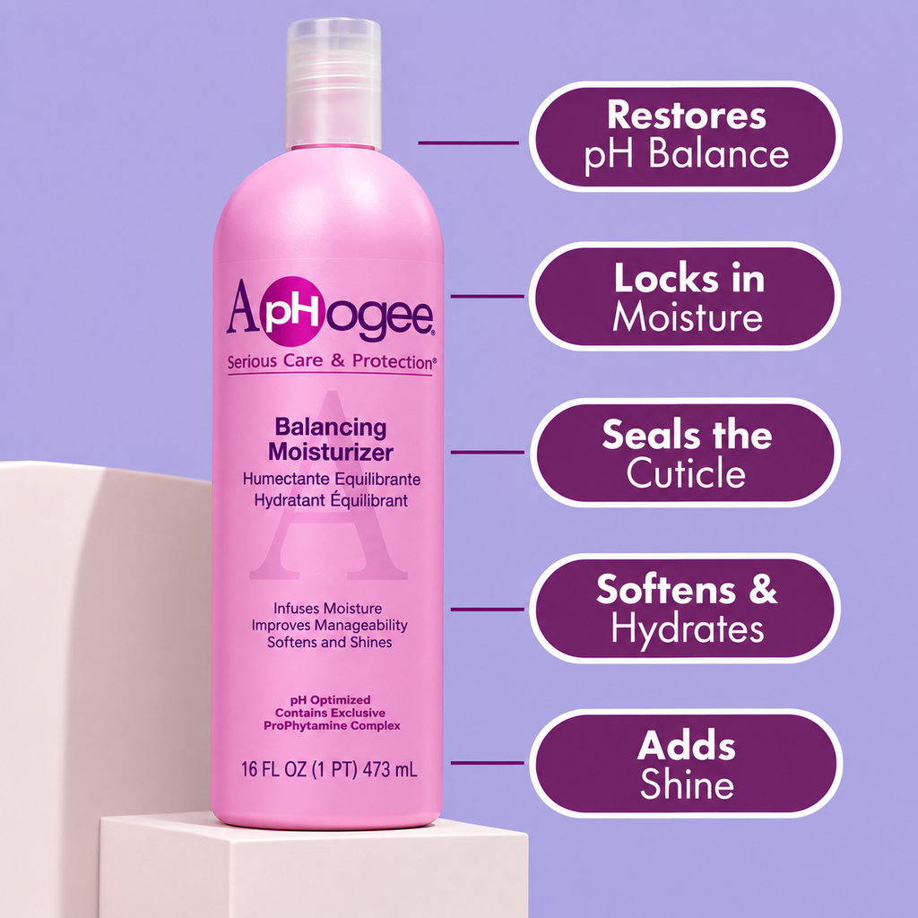 ApHogee Balancing Moisturizer 8 oz – Hydrating Hair Conditioner