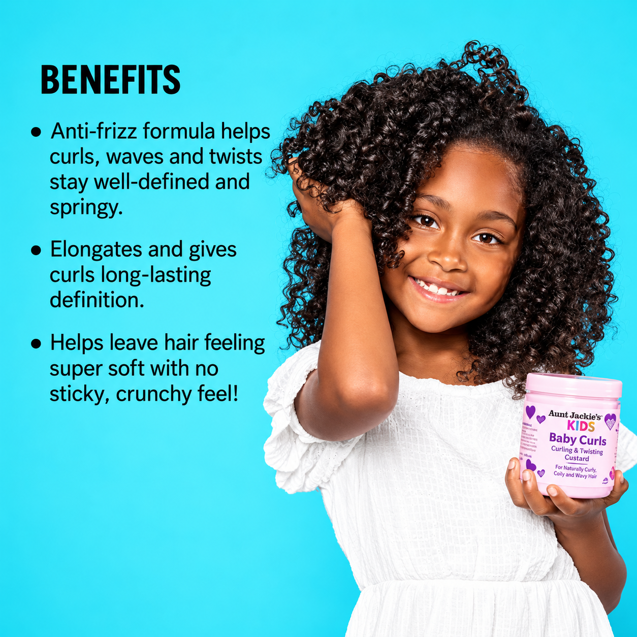 Aunt Jackie's Kids Baby Curls Moisture Rich Curling & Twisting Custard 15 oz