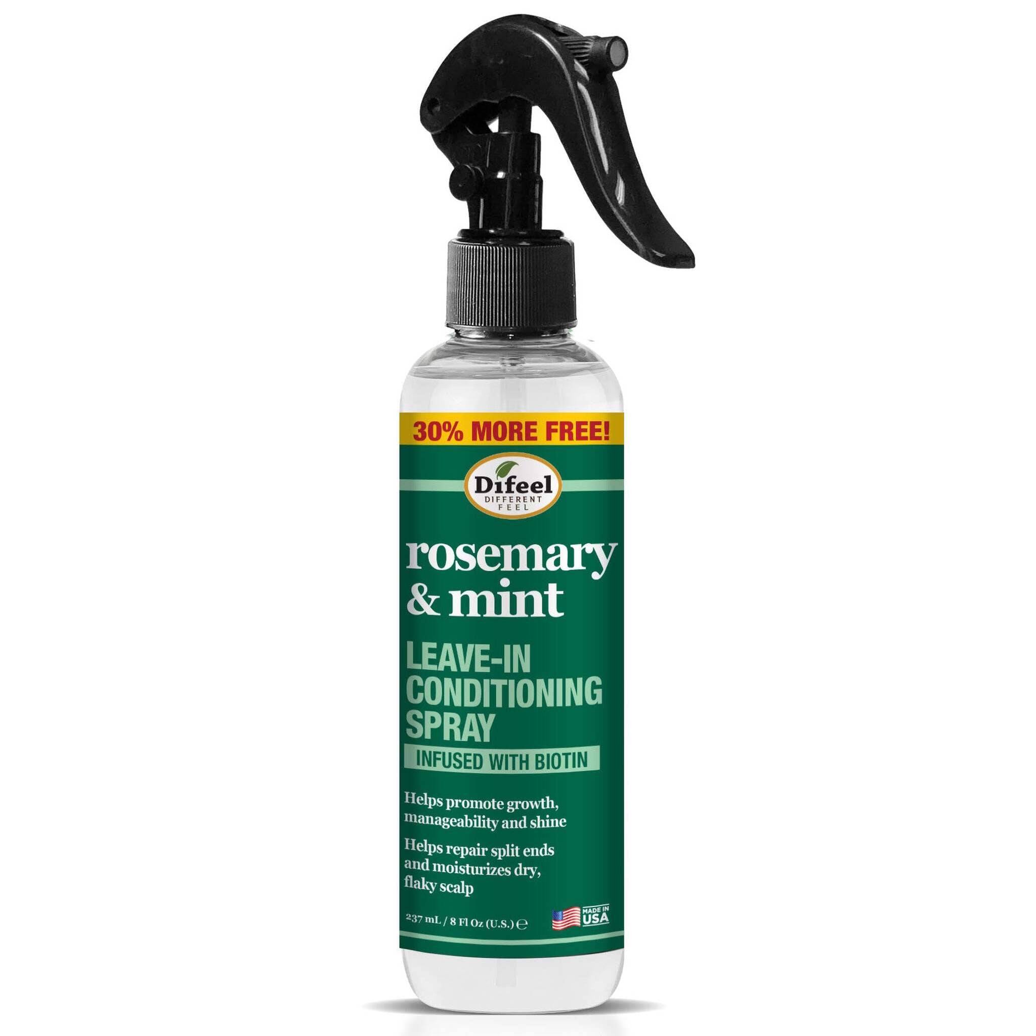 Difeel Rosemary & Mint Leave In Conditioning Spray 8oz