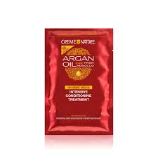 Creme Of Nature Argan Oil From Morocco Intensive Conditioning Treatment Pack Travel Size