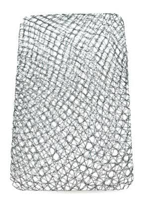 Qfitt Invisible Mesh Hair Nets 3 PCS 505 Black