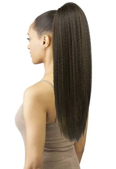Chade New Born Free Drawstring Ponytail Straight