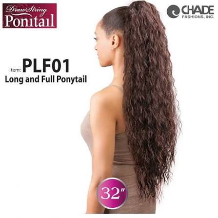 Chade New Born Free Drawstring Ponytail Long & Fully Curly