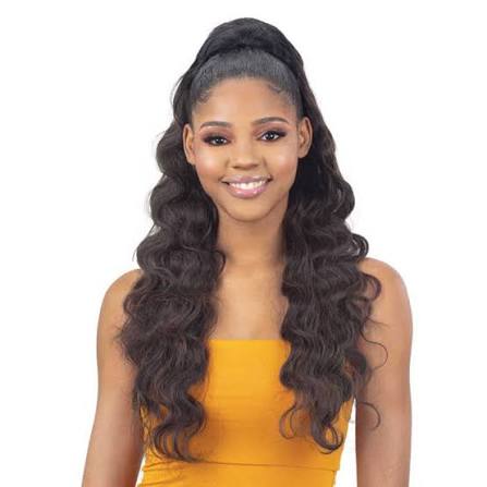 Model Model Gardenia Draw String Ponytail Palm Wave