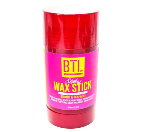 BTL Professional Styling Wax Stick Biotin & Keratin Hold Level 5 (Pink) 2.5oz