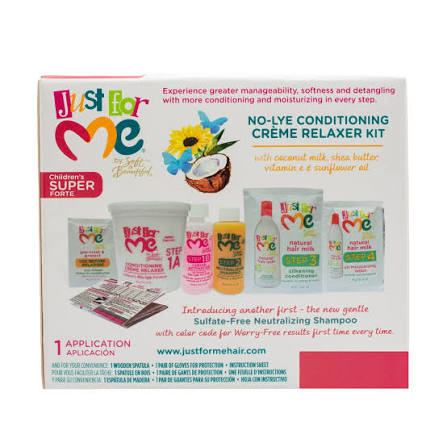 Soft & Beautiful Just For Me No-Lye Conditioning Creme Relaxer Kit