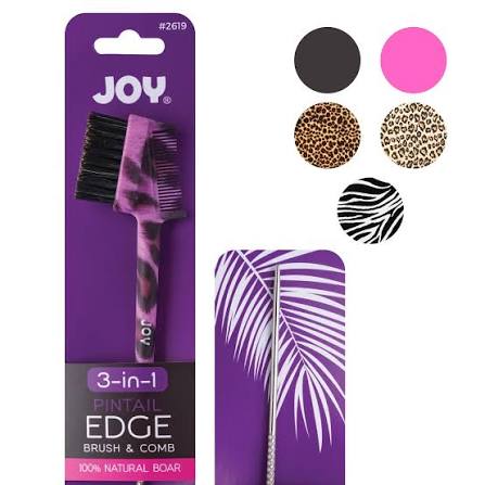 Annie Joy Dual Ended 3-in-1 Pintail Edge Brush & Comb 2619