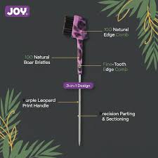 Annie Joy Dual Ended 3-in-1 Pintail Edge Brush & Comb 2619