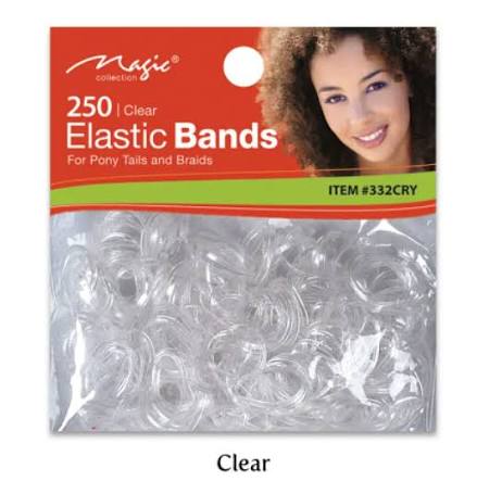 Magic 250 Crystal Elastic Bands 332CRY