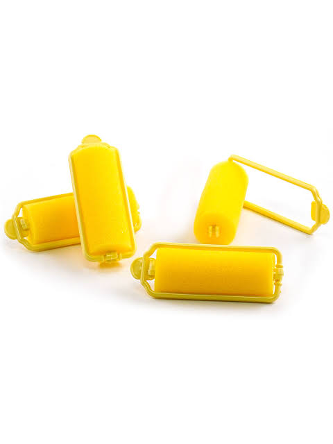 Annie Foam Rollers 12 7/8 Medium Yellow 1052