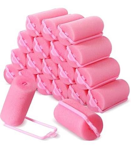 Annie Foam Rollers 8 1 1/4 X-Large Pink 1054