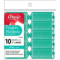 Annie Foam Rollers 10 1in Large Green 1053