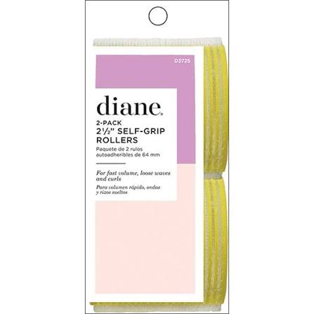 Diane 2 Pack Self Grip Rollers 2 1/2 Yellow D3725