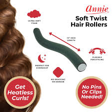 Annie 1 8/16 Soft Twist Rollers 3 pcs