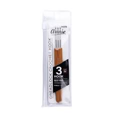 Annie Dreadlock Crochet Hook 3 Hook 0.75 mm