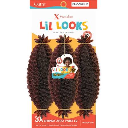 Outre X-Pression Lil Looks 3x Springy Afro Twist 10 Inches
