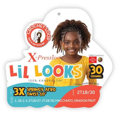 Outre X-Pression Lil Looks 3x Springy Afro Twist 10 Inches
