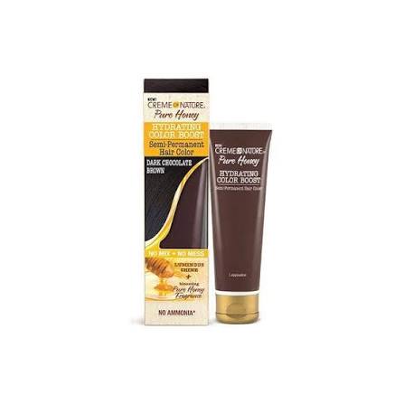 Creme Of Nature Pure Honey Hydrating Color Boost Semi-Permanent Hair Color