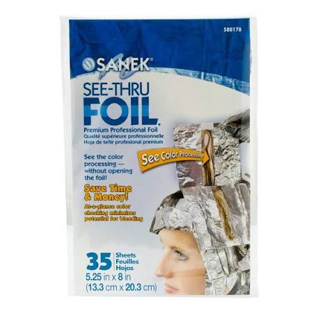 Sanek See-Thru Foil Premium Profession Hair Coloring Foil