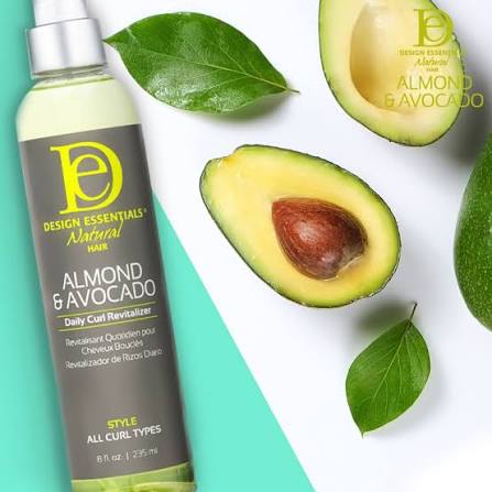 Design Essentials Natural Hair Almond & Avocado Daily Curl Revitalizer 8oz