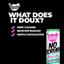 The Doux No Scrubs Wash + Go Collection Exfoliating Shampoo 8oz