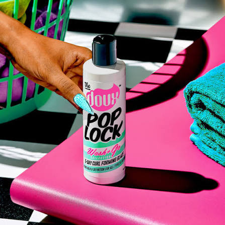 The Doux Pop Lock Wash + Go Collection 5-Day Curl Forming Glaze