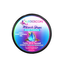 Kaleidoscope Miracle Drops Edge Pomade 2-in-1 Edge Control Gel Cast Oil & Flaxseed