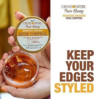 Creme Of Nature Pure Honey Moisture Infusion 24hr Edge Control 2.25oz