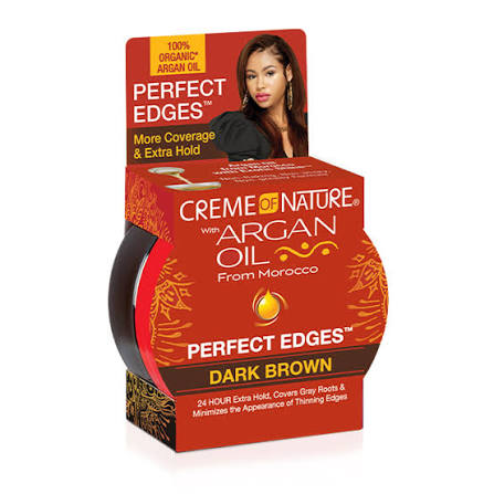 Creme Of Nature With Argan Oil From Morocco Perfect Edges Dark Brown Edge Control 2.25oz