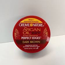 Creme Of Nature With Argan Oil From Morocco Perfect Edges Dark Brown Edge Control 2.25oz