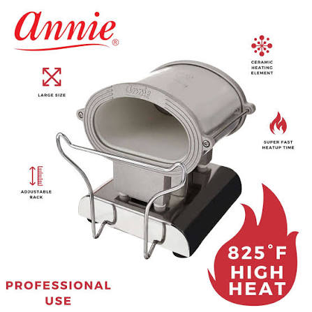 Gold N Hot Professional Ceramic Heater Stove With Adjustable Rack