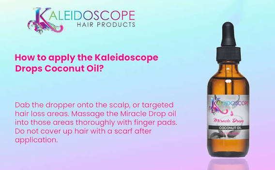 Kaleidoscope Miracle Drops Coconut Oil Hair Growth Oil