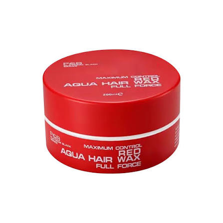 P&B RED Aqua Hair Wax Full Force Maximum Control