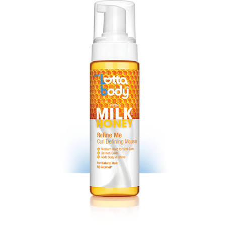 Lotta Body Milk & Honey Refine Me Curl Defining Foaming Mousse