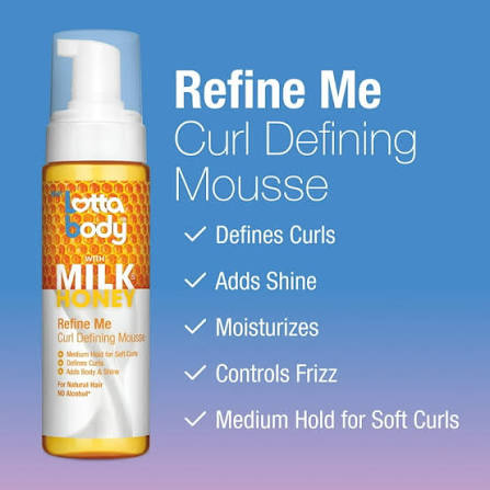 Lotta Body Milk & Honey Refine Me Curl Defining Foaming Mousse