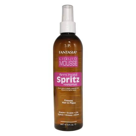 Fantasia Liquid Mousse Firm Hold Spritz Hair Spray 10 oz
