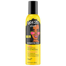 Got2B Glued 2-in-1 Smooth & Hold Mousse Frizz Control 8oz