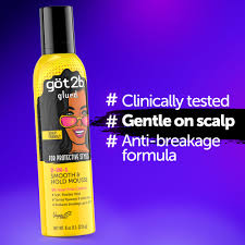 Got2B Glued 2-in-1 Smooth & Hold Mousse Frizz Control 8oz