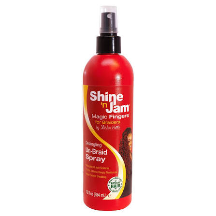 Shine N Jam Magic Fingers Detangling Un-Braid Spray