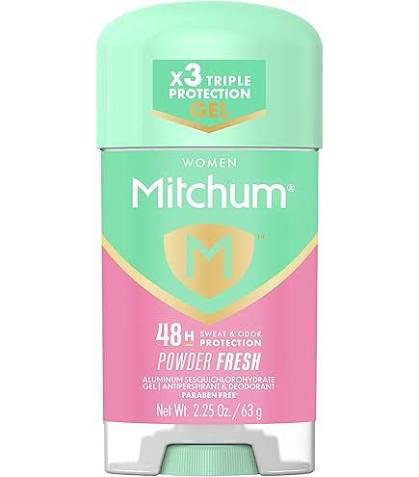 Women Mitchum Powder Fresh 48hr Deodorant 2.25oz Travel Size