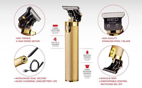 Red By Kiss Precision Blade Cordless Trimmer