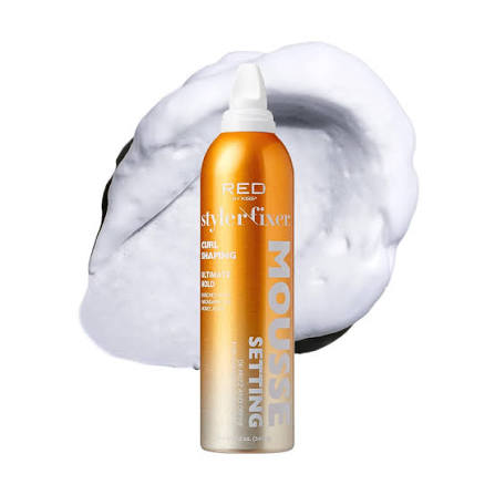 Red By Kiss Styler Fixer Curl Shaping Setting Mousse STM05 12 oz