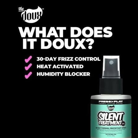 The Doux Silent Treatment 30-Day Thermal Protectant Spray 2oz