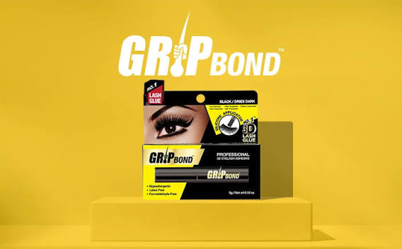 Ebin New York Gripp Bond Eye Lash Glue Black Silicone