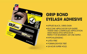 Ebin New York Gripp Bond Eye Lash Glue Black Silicone