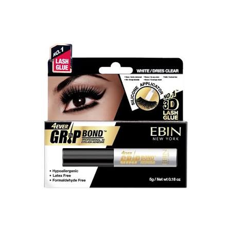 Ebin New York Grip Bond Eye Lash Glue White Silicone